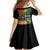 Traore Burkina Faso Family Matching Off Shoulder Maxi Dress and Hawaiian Shirt A Bas La France - Afrique