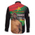 Traore Burkina Faso Family Matching Off Shoulder Short Dress and Hawaiian Shirt A Bas La France - Afrique