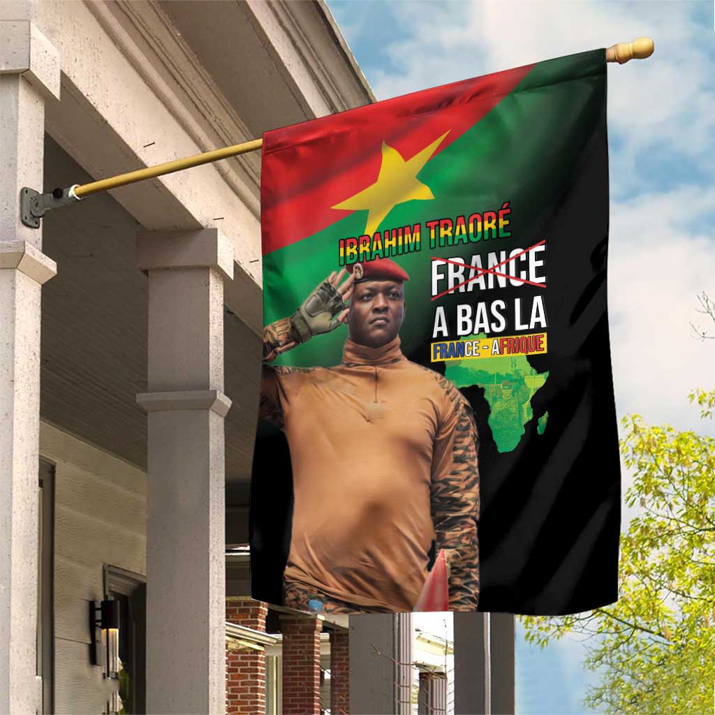 Traore Burkina Faso Garden Flag A Bas La France - Afrique