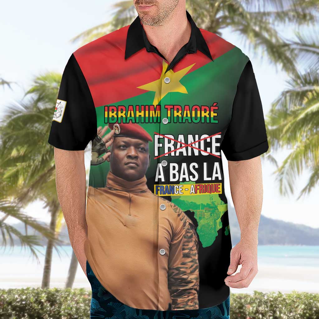 Traore Burkina Faso Hawaiian Shirt A Bas La France - Afrique