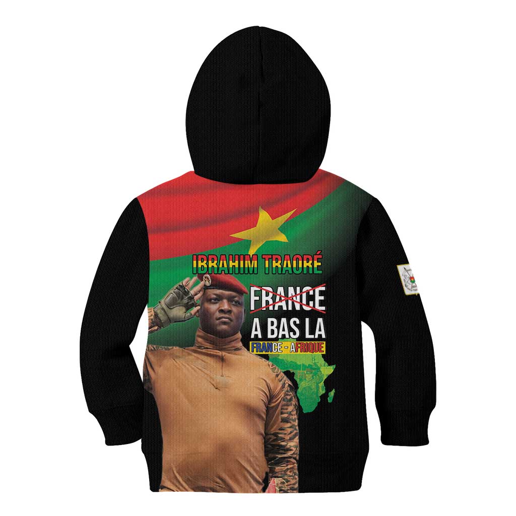 Traore Burkina Faso Kid Hoodie A Bas La France - Afrique