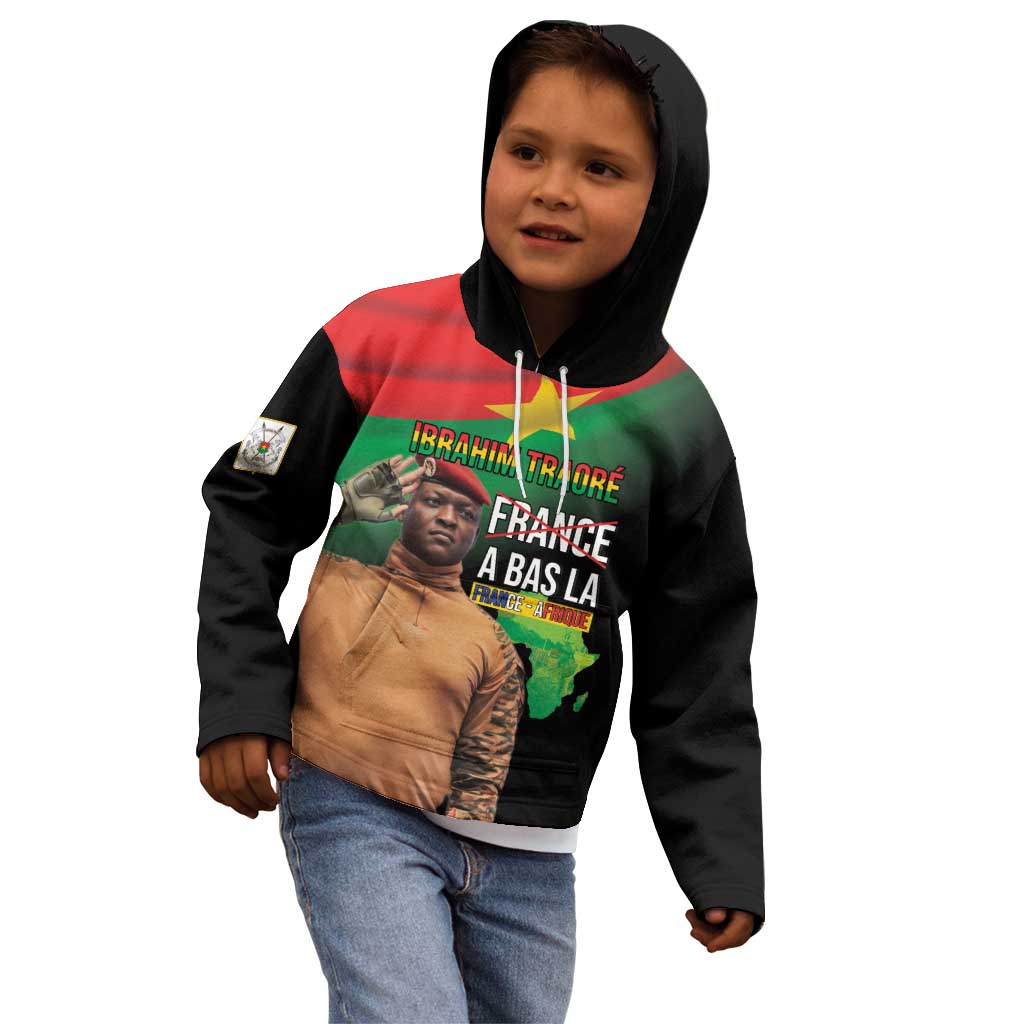 Traore Burkina Faso Kid Hoodie A Bas La France - Afrique