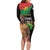 Traore Burkina Faso Long Sleeve Bodycon Dress A Bas La France - Afrique