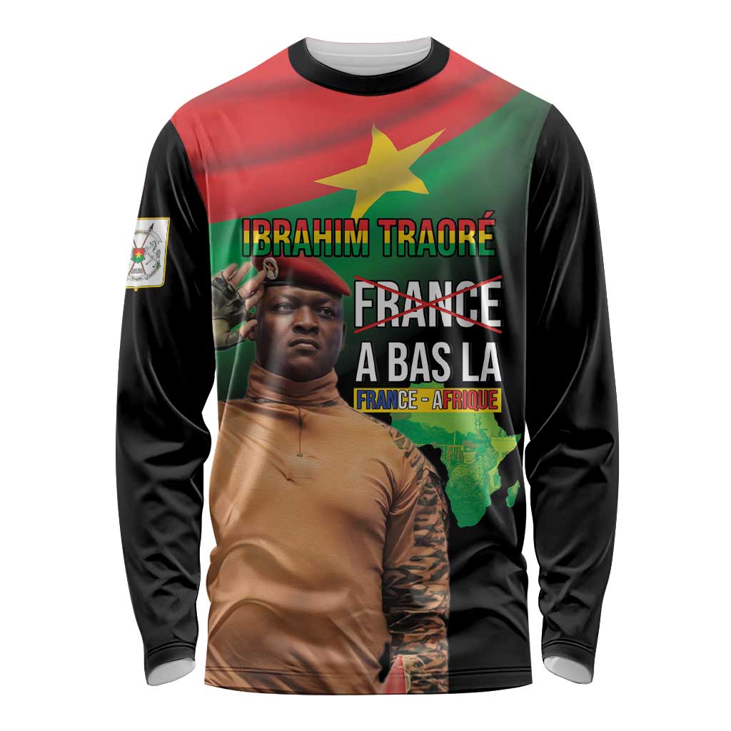 Traore Burkina Faso Long Sleeve Shirt A Bas La France - Afrique