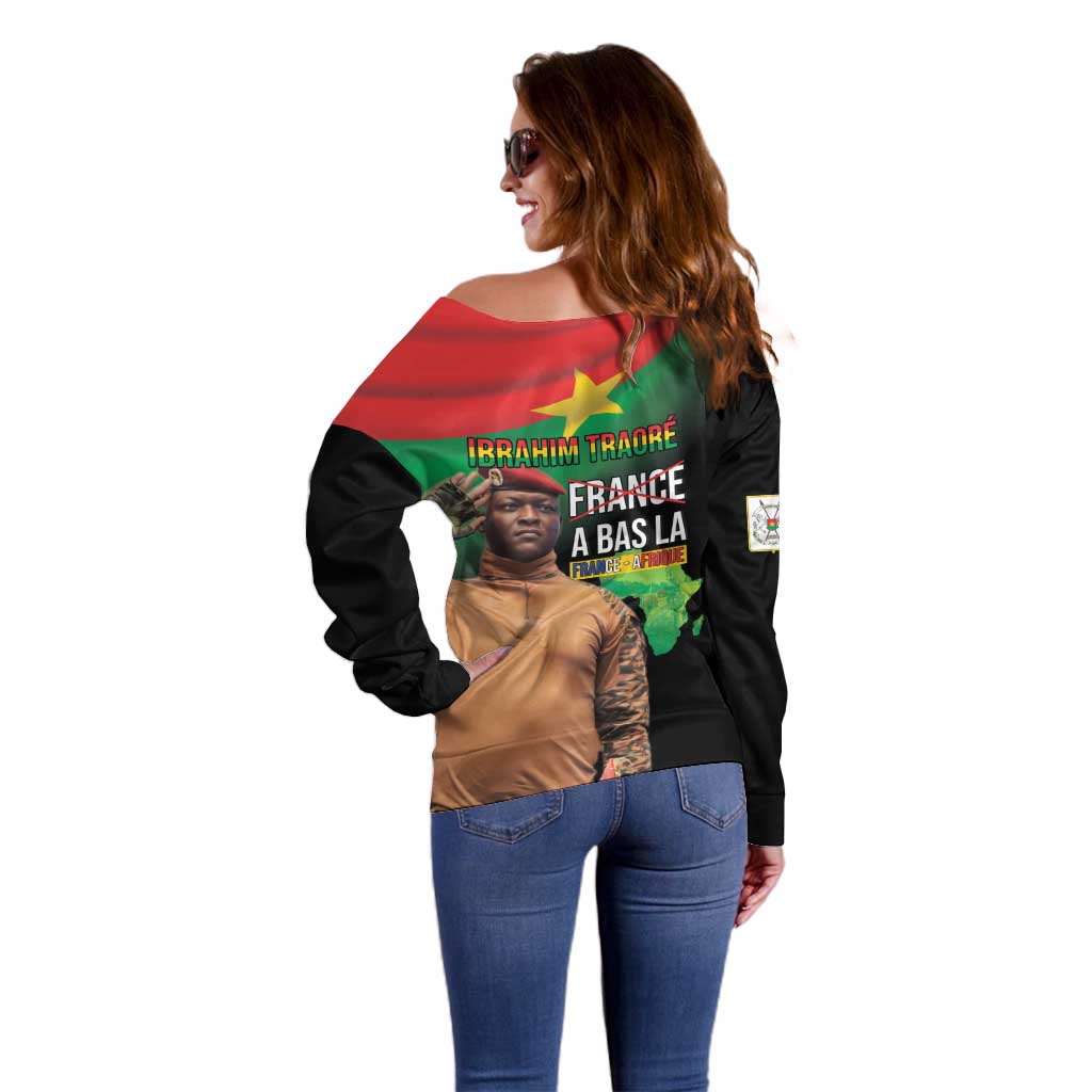 Traore Burkina Faso Off Shoulder Sweater A Bas La France - Afrique