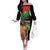 Traore Burkina Faso Off The Shoulder Long Sleeve Dress A Bas La France - Afrique