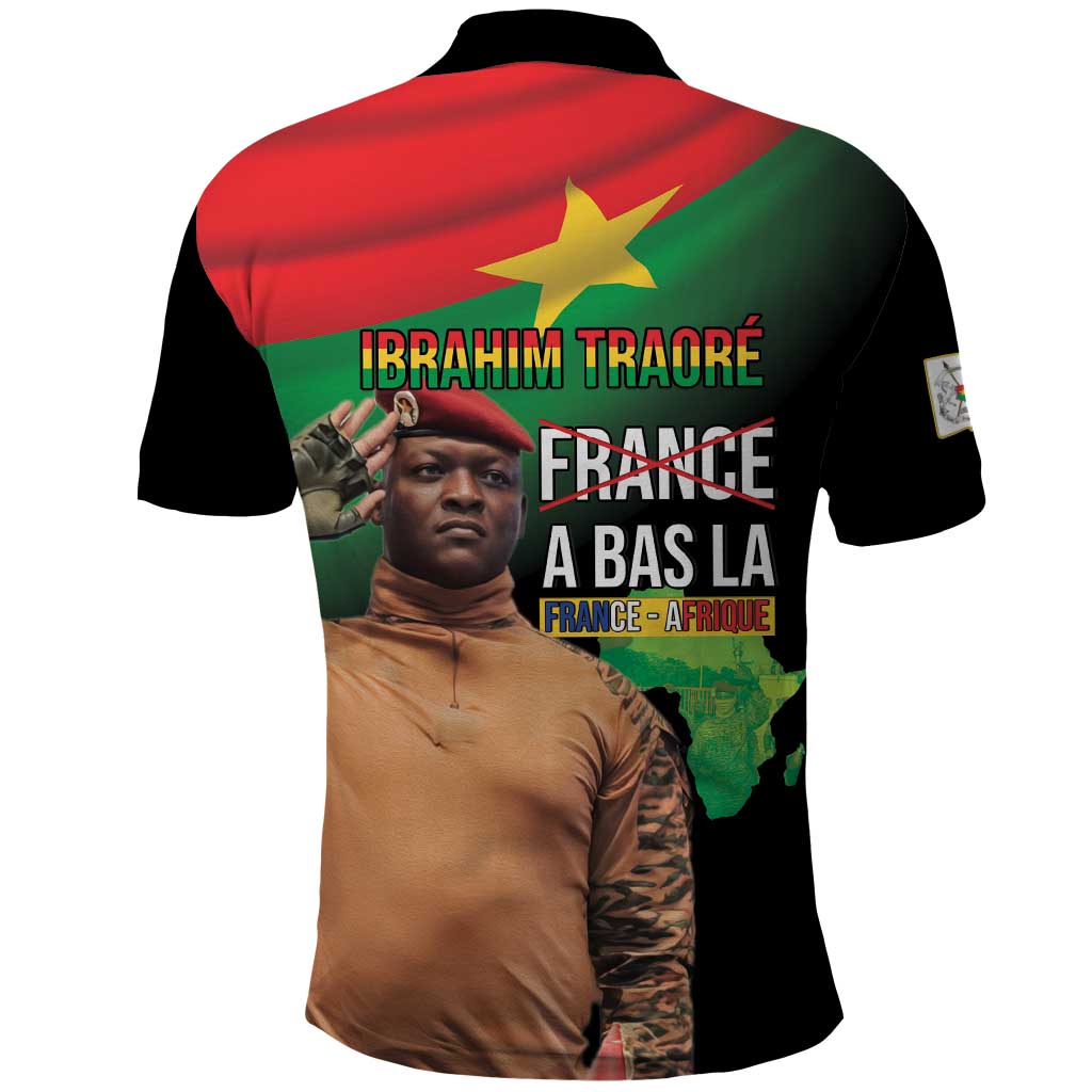 Traore Burkina Faso Polo Shirt A Bas La France - Afrique