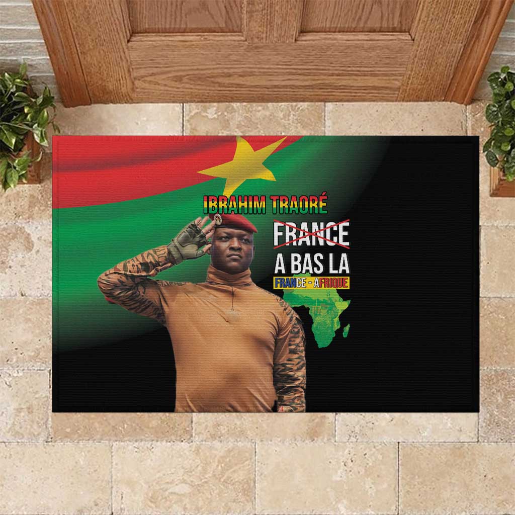 Traore Burkina Faso Rubber Doormat A Bas La France - Afrique