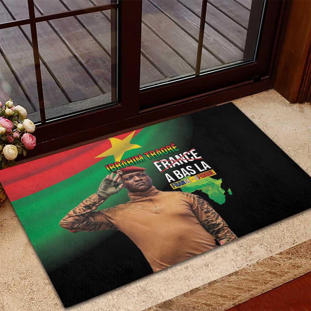 Traore Burkina Faso Rubber Doormat A Bas La France - Afrique