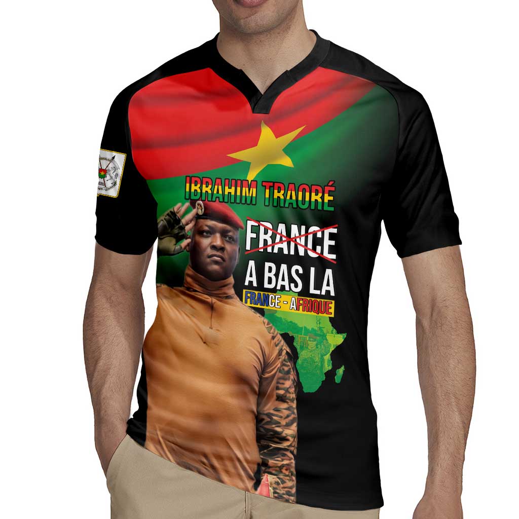 Traore Burkina Faso Rugby Jersey A Bas La France - Afrique