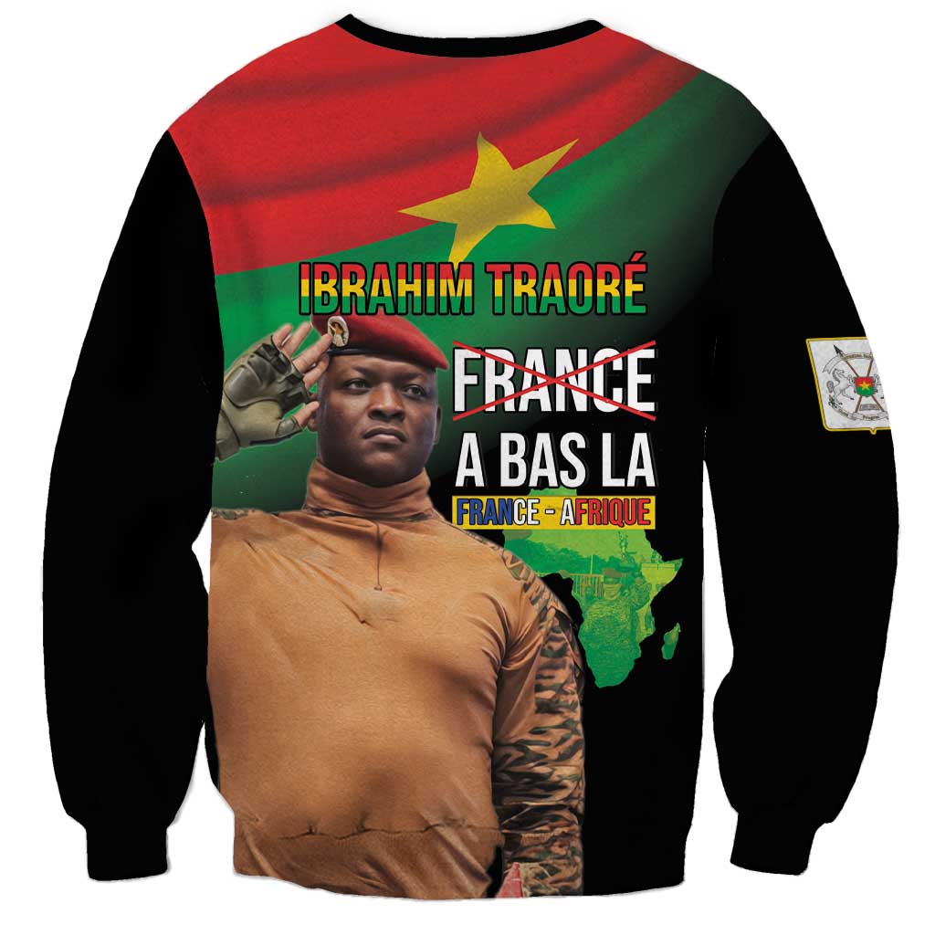 Traore Burkina Faso Sweatshirt A Bas La France - Afrique