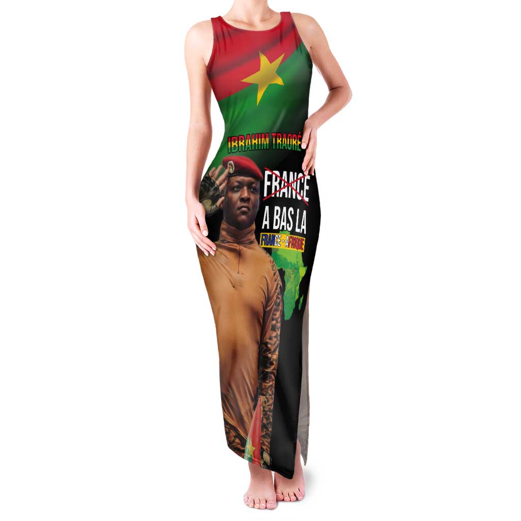 Traore Burkina Faso Tank Maxi Dress A Bas La France - Afrique