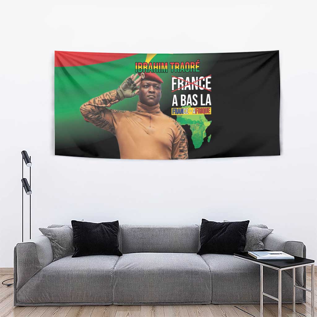 Traore Burkina Faso Tapestry A Bas La France - Afrique