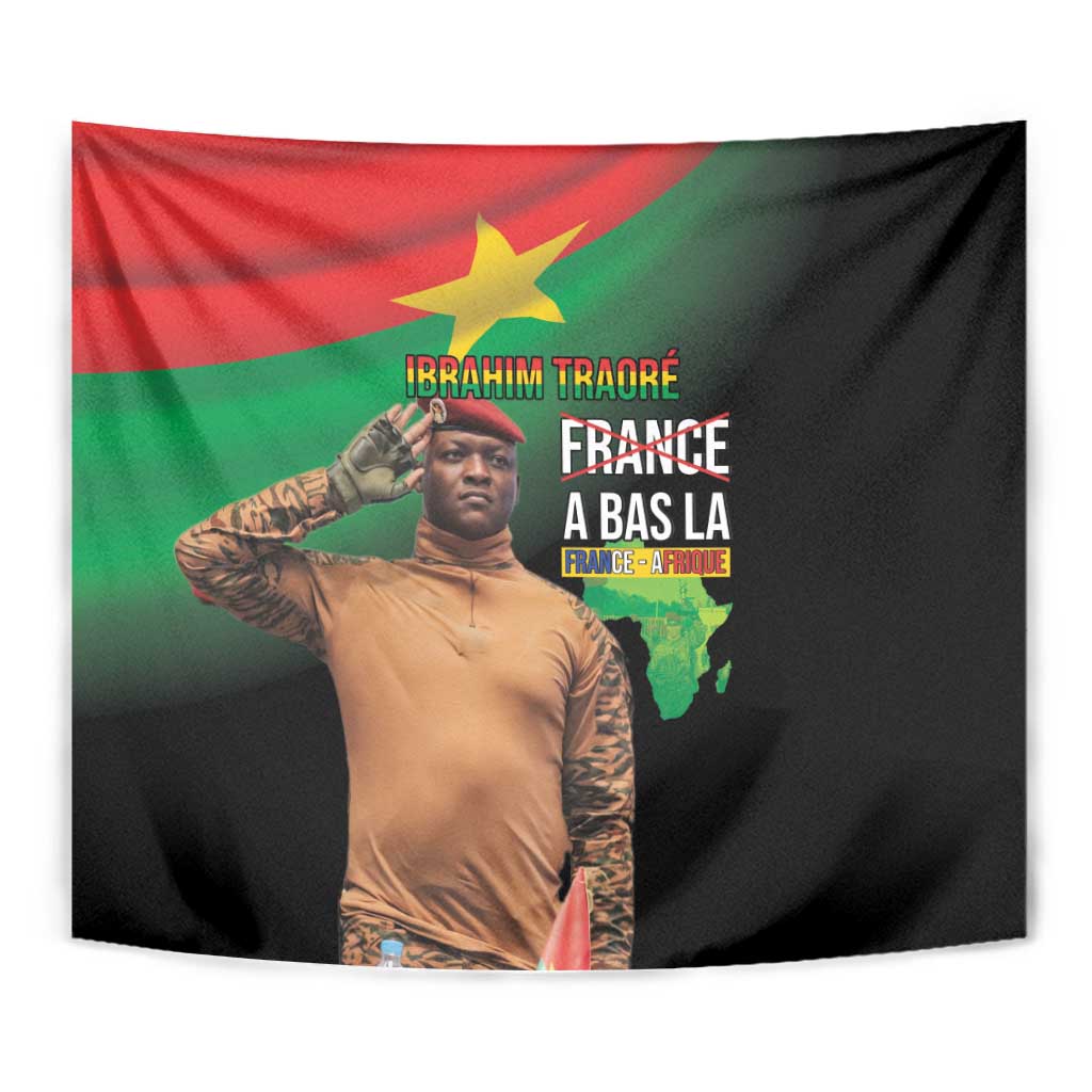 Traore Burkina Faso Tapestry A Bas La France - Afrique