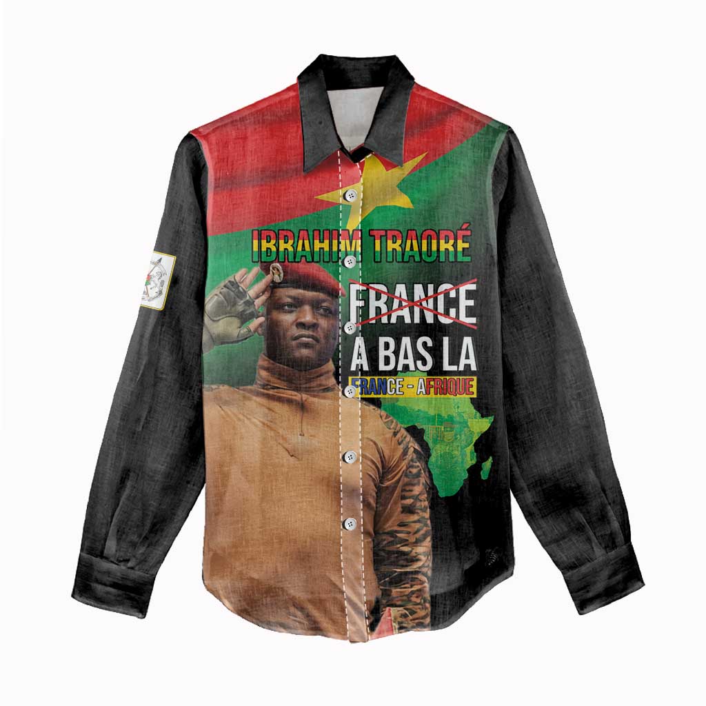 Traore Burkina Faso Women Casual Shirt A Bas La France - Afrique