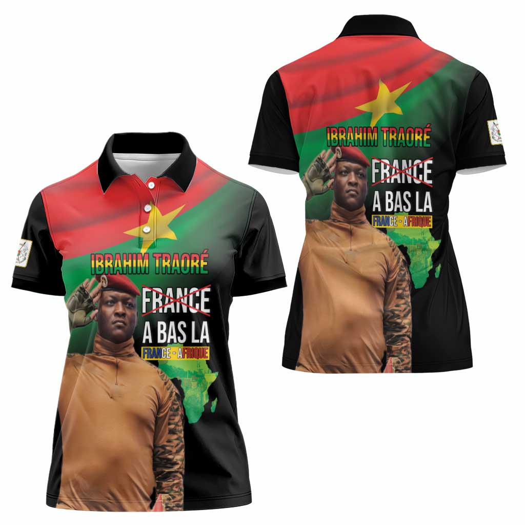 Traore Burkina Faso Women Polo Shirt A Bas La France - Afrique