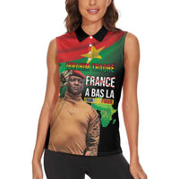 Traore Burkina Faso Women Sleeveless Polo Shirt A Bas La France - Afrique