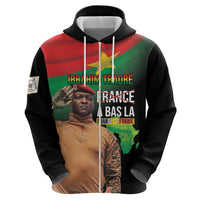 Traore Burkina Faso Zip Hoodie A Bas La France - Afrique