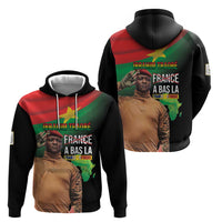 Traore Burkina Faso Zip Hoodie A Bas La France - Afrique