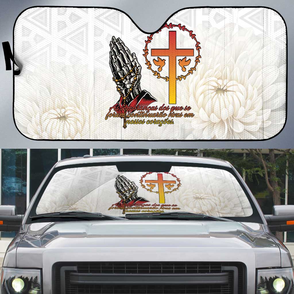 Angola All Souls Day Auto Sun Shade Together in Remembrance - Wonder Print Shop