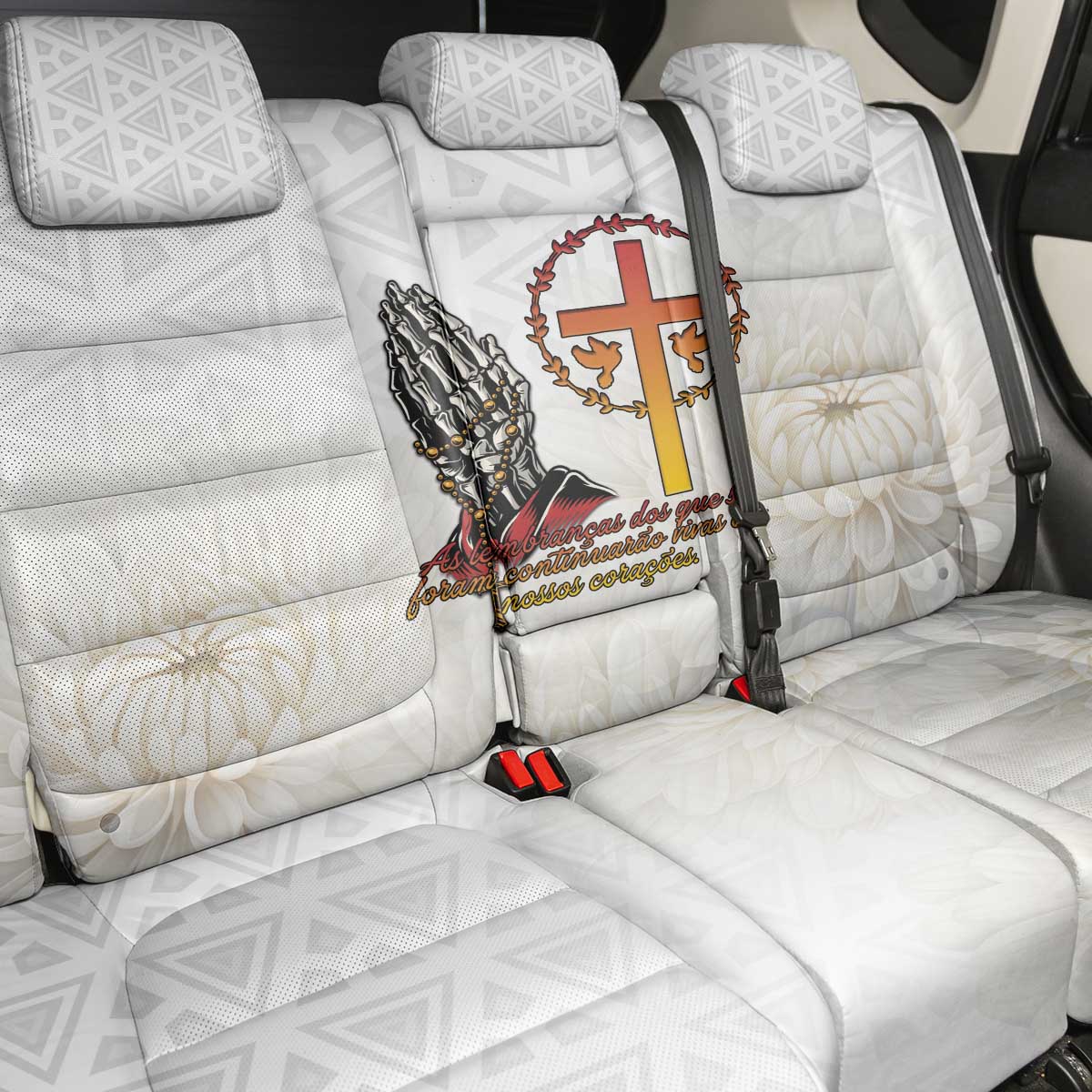 Angola All Souls Day Back Car Seat Cover Together in Remembrance - Wonder Print Shop