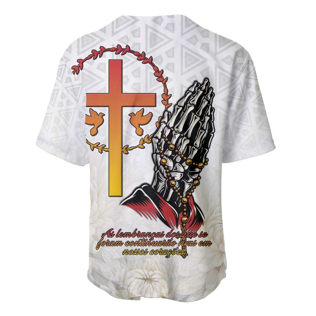 Angola All Souls Day Baseball Jersey Together in Remembrance - Wonder Print Shop