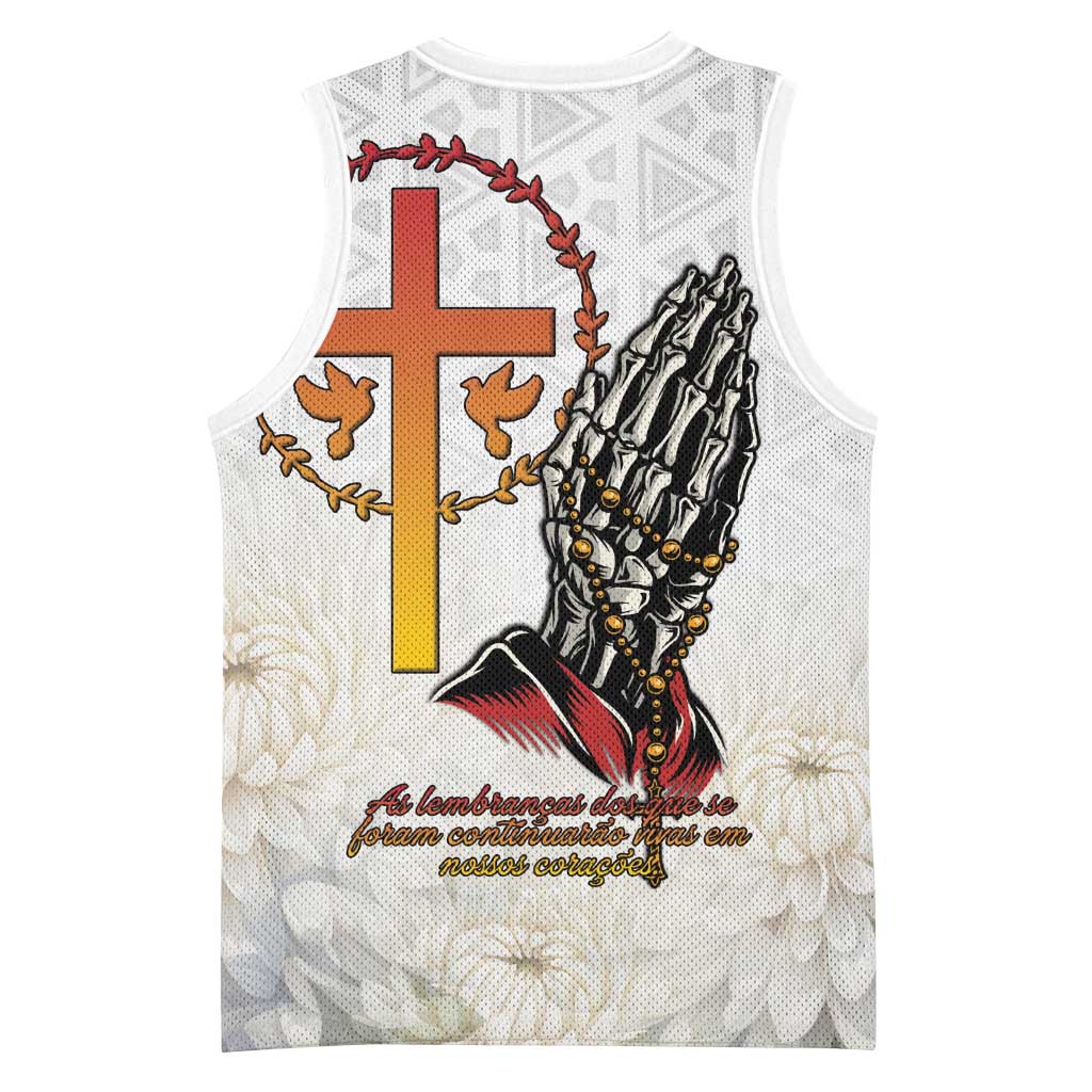 Angola All Souls Day Basketball Jersey Together in Remembrance - Wonder Print Shop