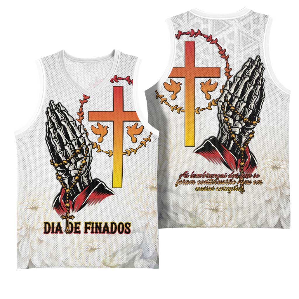 Angola All Souls Day Basketball Jersey Together in Remembrance - Wonder Print Shop