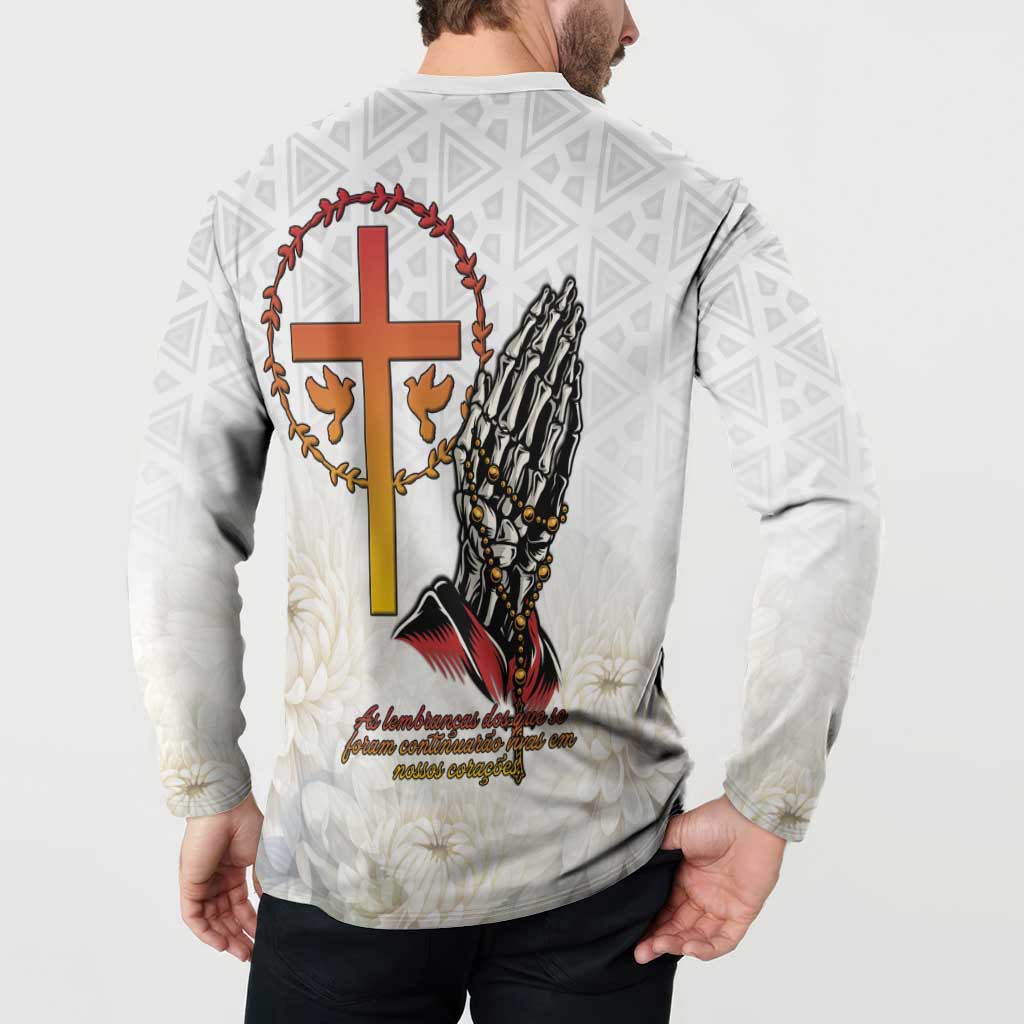 Angola All Souls Day Button Sweatshirt Together in Remembrance - Wonder Print Shop