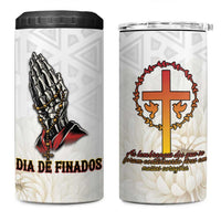 Angola All Souls Day 4 in 1 Can Cooler Tumbler Together in Remembrance - Wonder Print Shop