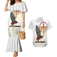 Angola All Souls Day Couples Matching Mermaid Dress and Hawaiian Shirt Together in Remembrance - Wonder Print Shop