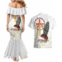 Angola All Souls Day Couples Matching Mermaid Dress and Hawaiian Shirt Together in Remembrance - Wonder Print Shop