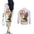 Angola All Souls Day Couples Matching Off The Shoulder Long Sleeve Dress and Long Sleeve Button Shirt Together in Remembrance - Wonder Print Shop