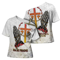 Angola All Souls Day Cross Shoulder Shirt Together in Remembrance - Wonder Print Shop