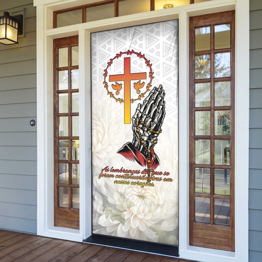 Angola All Souls Day Door Cover Together in Remembrance - Wonder Print Shop