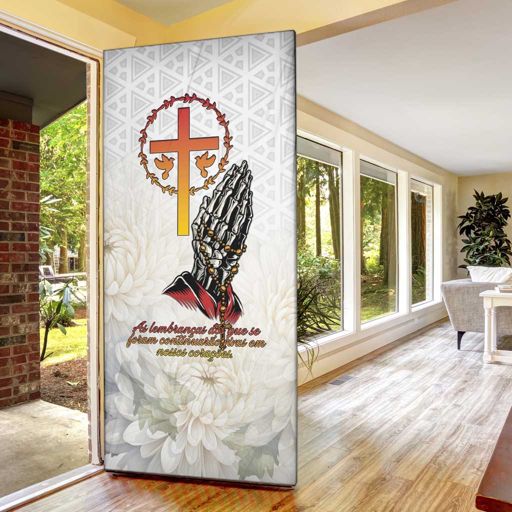 Angola All Souls Day Door Cover Together in Remembrance - Wonder Print Shop