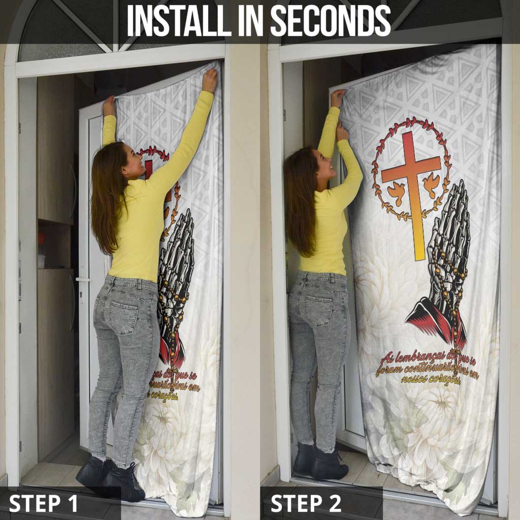 Angola All Souls Day Door Cover Together in Remembrance - Wonder Print Shop