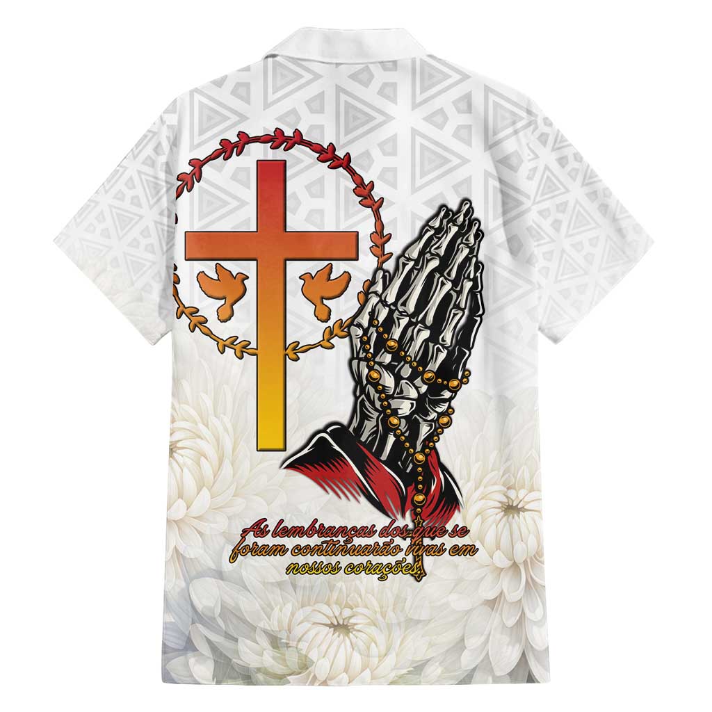 Angola All Souls Day Family Matching Long Sleeve Bodycon Dress and Hawaiian Shirt Together in Remembrance - Wonder Print Shop