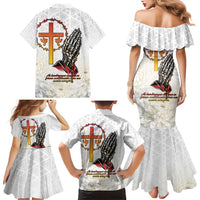 Angola All Souls Day Family Matching Mermaid Dress and Hawaiian Shirt Together in Remembrance - Wonder Print Shop