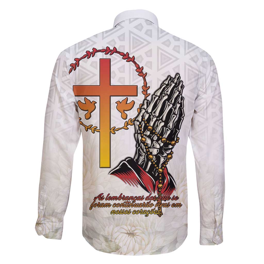 Angola All Souls Day Family Matching Off Shoulder Maxi Dress and Hawaiian Shirt Together in Remembrance - Wonder Print Shop