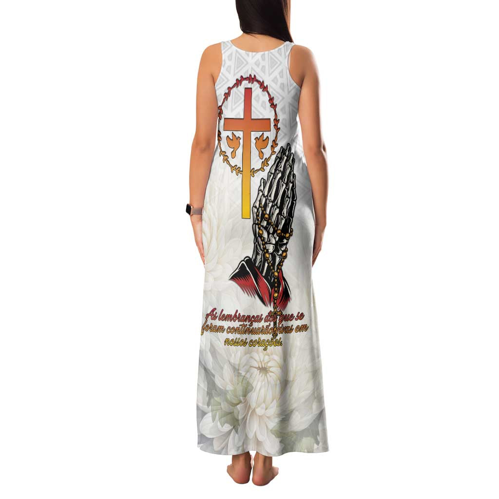 Angola All Souls Day Family Matching Tank Maxi Dress and Hawaiian Shirt Together in Remembrance - Wonder Print Shop