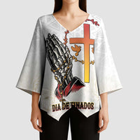 Angola All Souls Day Kimono Sleeve Blouse Together in Remembrance - Wonder Print Shop