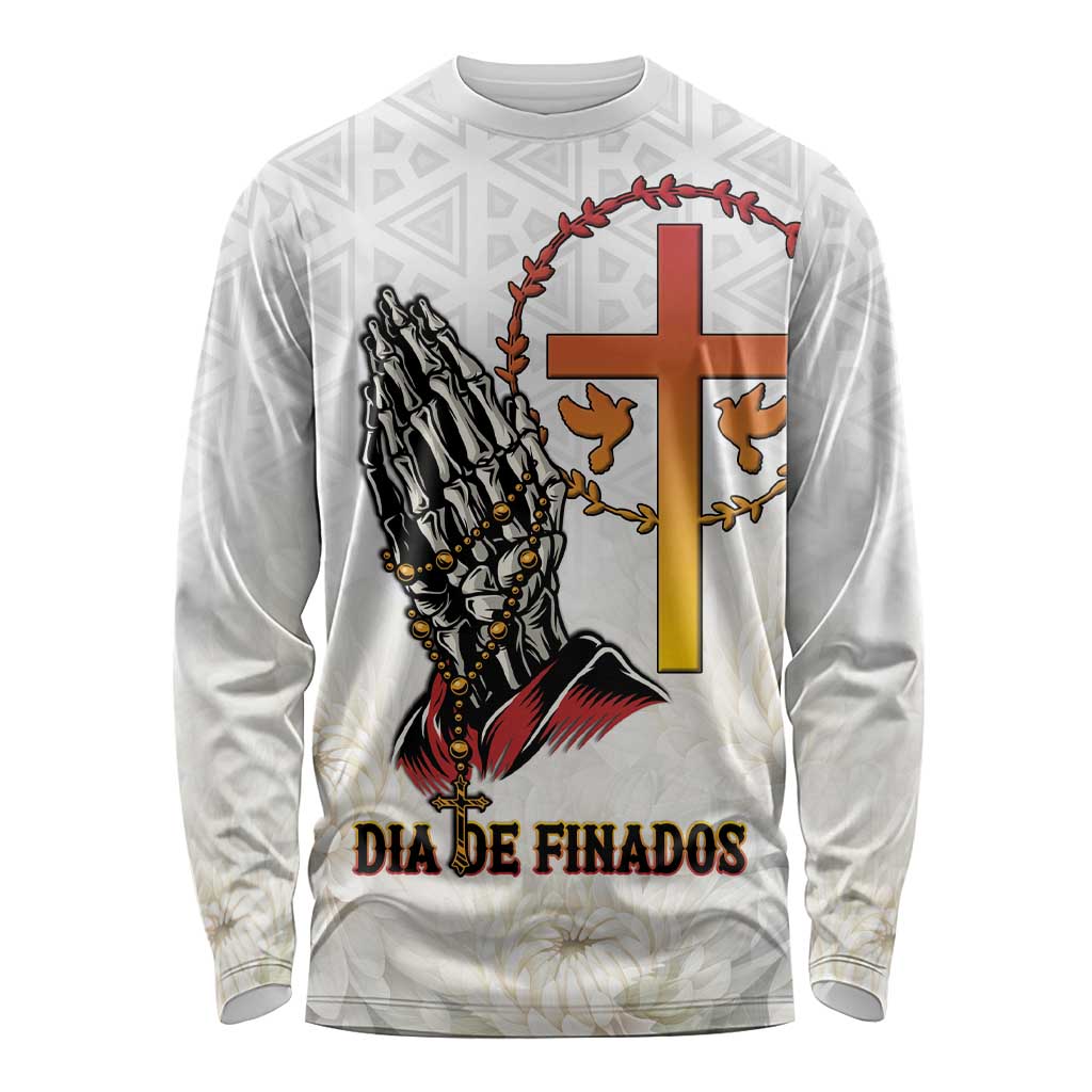 Angola All Souls Day Long Sleeve Shirt Together in Remembrance - Wonder Print Shop