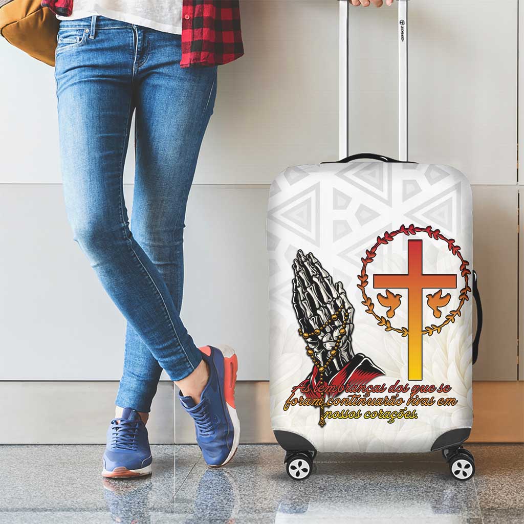 Angola All Souls Day Luggage Cover Together in Remembrance - Wonder Print Shop