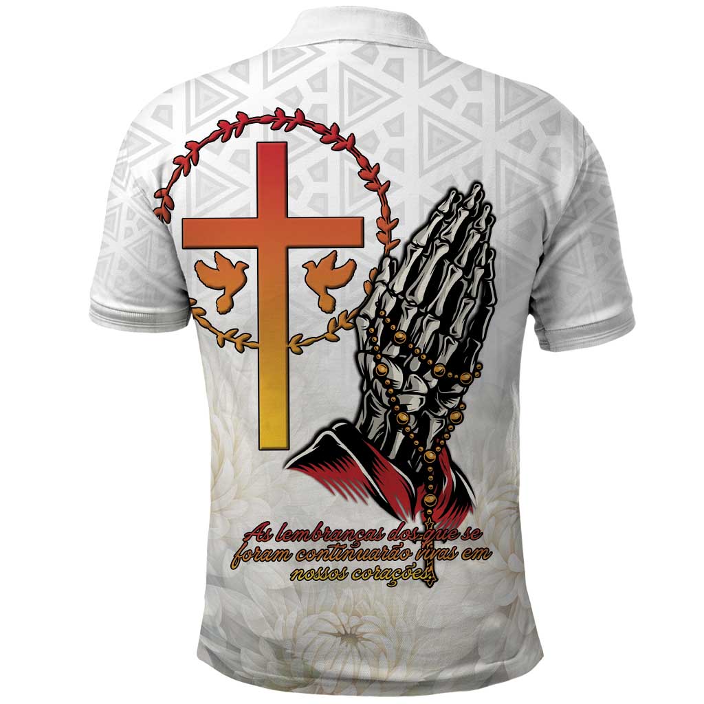 Angola All Souls Day Polo Shirt Together in Remembrance - Wonder Print Shop