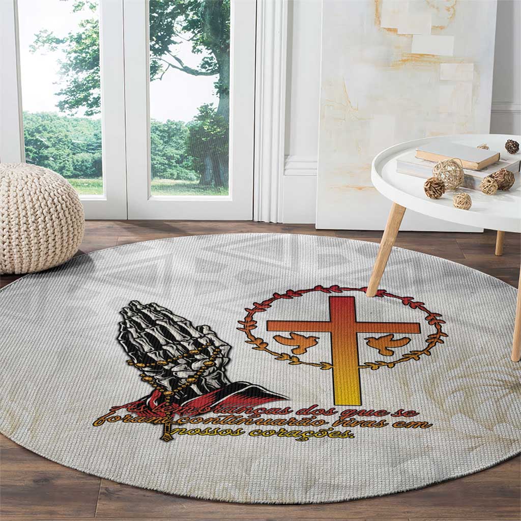 Angola All Souls Day Round Carpet Together in Remembrance - Wonder Print Shop