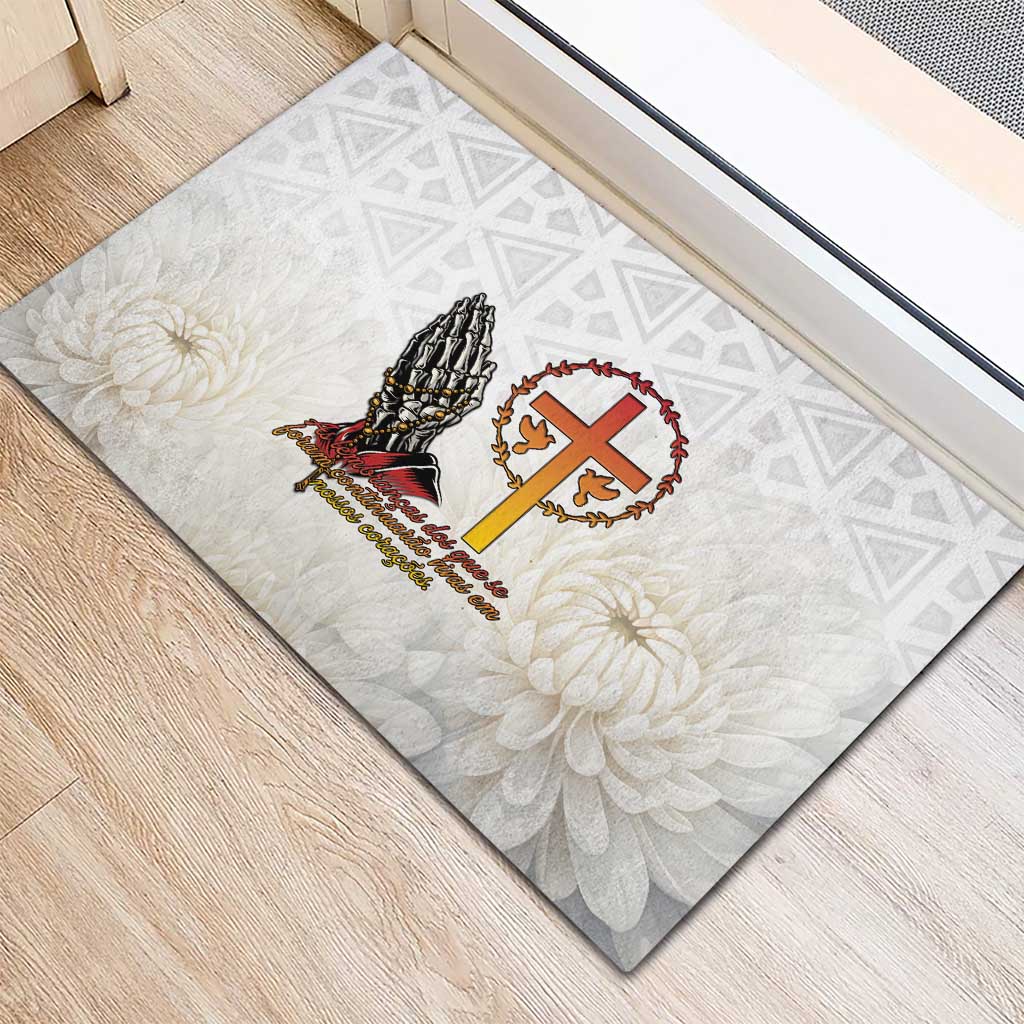 Angola All Souls Day Rubber Doormat Together in Remembrance - Wonder Print Shop