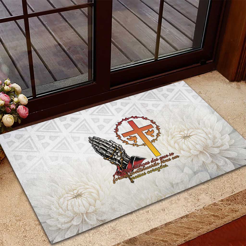 Angola All Souls Day Rubber Doormat Together in Remembrance - Wonder Print Shop