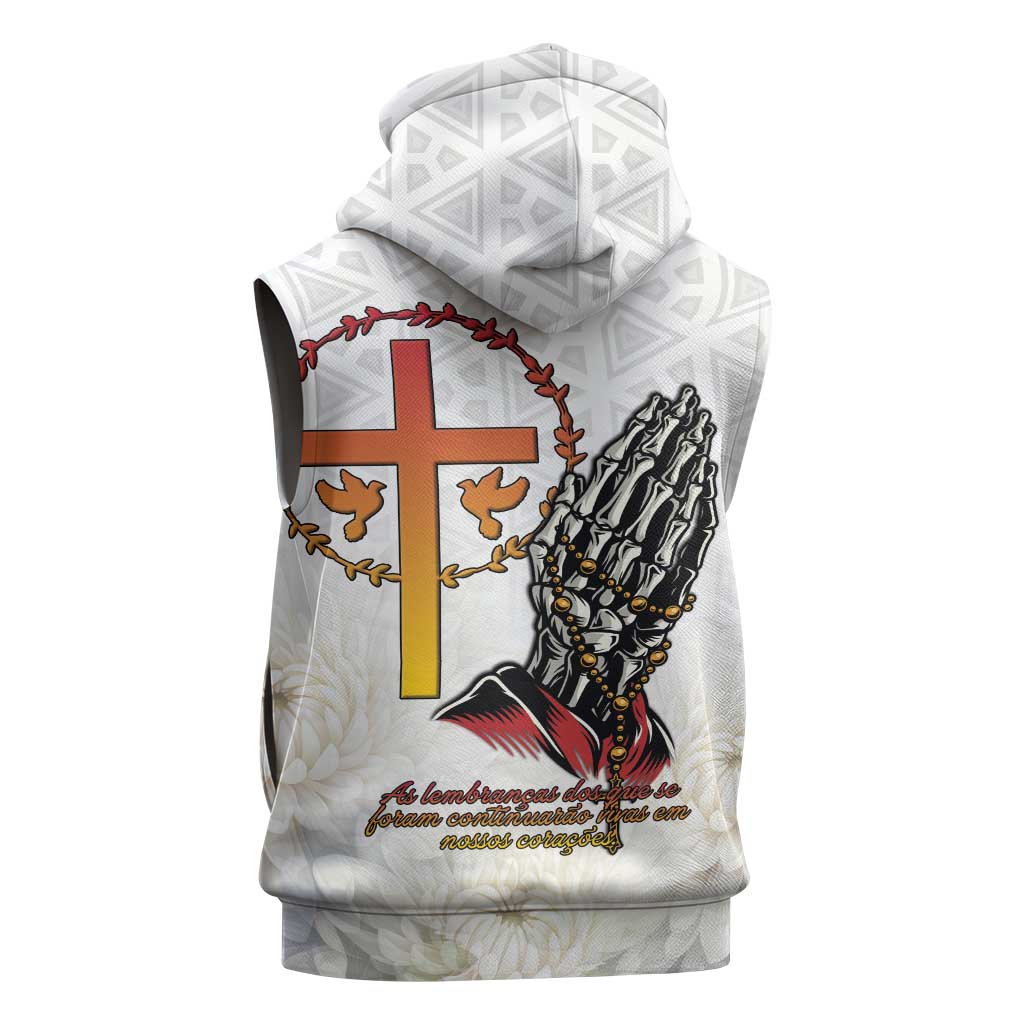 Angola All Souls Day Sleeveless Hoodie Together in Remembrance - Wonder Print Shop
