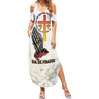 Angola All Souls Day Summer Maxi Dress Together in Remembrance - Wonder Print Shop